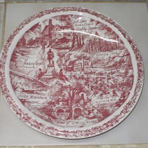 Atlanta Gate City Decorative Plate  approximately 10.5"x10.5"